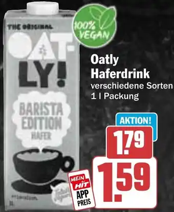HIT Oatly Haferdrink Angebot