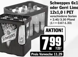 HIT Schweppes oder Gerri Limonaden Angebot