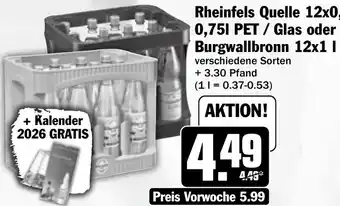 HIT Rheinfels Quelle oder Burgwallbronn Angebot