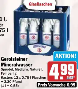 HIT Gerolsteiner Mineralwasser Angebot
