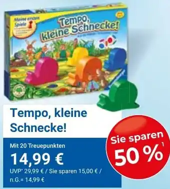 WEZ Tempo, kleine Schnecke! Angebot