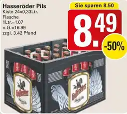WEZ Hasseröder Pils Angebot