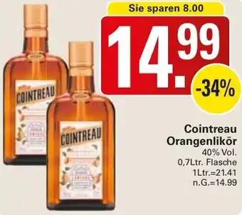 WEZ Cointreau Orangenlikör Angebot