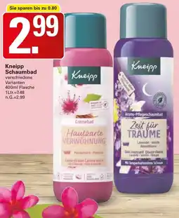 WEZ Kneipp Schaumbad Angebot