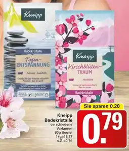WEZ Kneipp Badekristalle Angebot