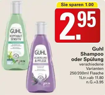 WEZ Guhl Shampoo oder Spülung Angebot