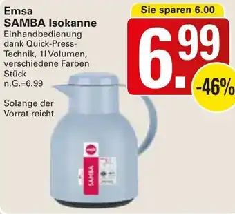 WEZ Emsa SAMBA Isokanne Angebot