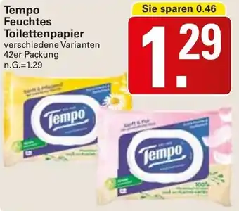 WEZ Tempo Feuchtes Toilettenpapier Angebot