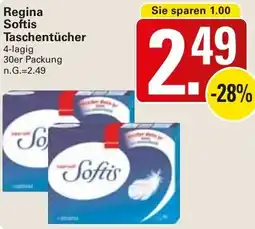 WEZ Regina Softis Taschentücher Angebot