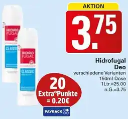 WEZ Hidrofugal Deo Angebot