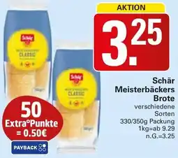 WEZ Schär Meisterbäckers Brote Angebot