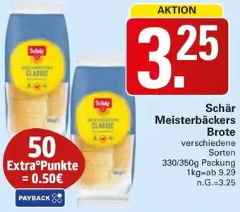 WEZ Schär Meisterbäckers Brote Angebot
