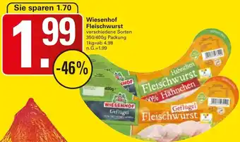 WEZ Wiesenhof Fleischwurst Angebot