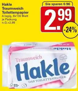WEZ Hakle Traumweich Toilettenpapier Angebot