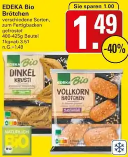 WEZ EDEKA Bio Brötchen Angebot