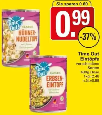 WEZ Time Out Eintöpfe Angebot