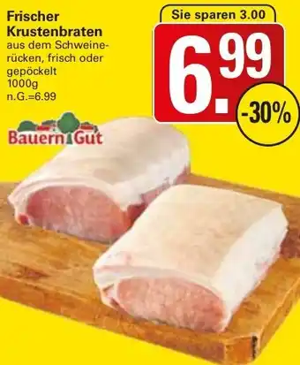 WEZ Bauern Gut Frischer Krustenbraten Angebot