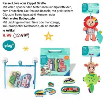 Globus Rassel Löwe oder Zappel Giraffe Angebot
