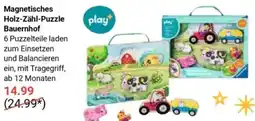 Globus Magnetisches Holz-Zähl-Puzzle Bauernhof Angebot
