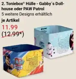 Globus Toniebox Hülle Gabby's Dollhouse oder PAW Patrol Angebot