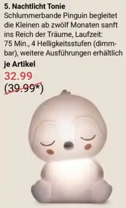 Globus Nachtlicht Tonie Angebot