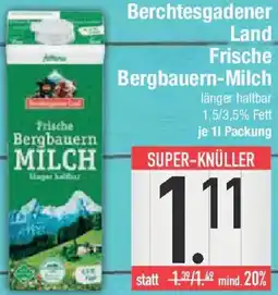 E-Center Berchtesgadener Land Frische Bergbauern-Milch Angebot