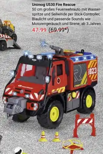 Globus Dickie Unimog U530 Fire Rescue Angebot