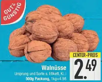 E-Center GUT & GÜNSTIG Walnüsse Angebot
