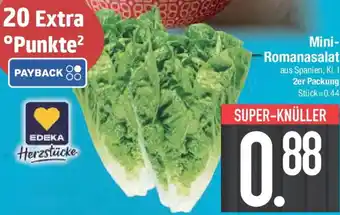 E-Center EDEKA Herzstücke Mini Romanasalat Angebot