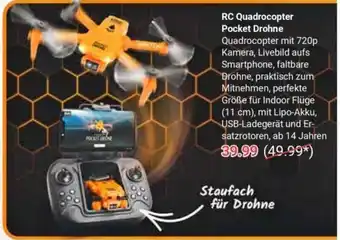 Globus RC Quadrocopter Pocket Drohne Angebot