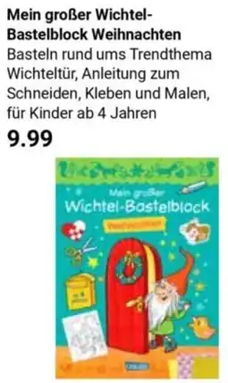 Globus Mein großer Wichtel Bastelblock Weihnachten Angebot