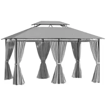 Netto Marken-Discount Outsunny Pavillon Stahl, Polyester-Gewebe Angebot
