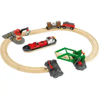 Netto Marken-Discount BRIO Bahn World Container Hafen Set Angebot