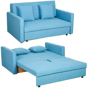 Netto Marken-Discount HOMCOM Schlafsofa Polyester, Holz Angebot