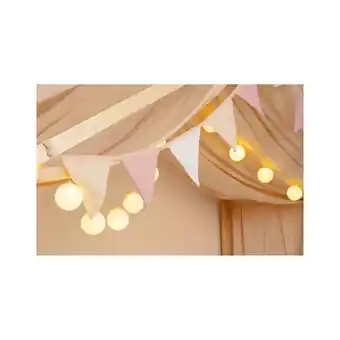 Netto Marken-Discount HOME DELUXE Wimpelkette Musselin LINDO Creme - versch. Ausführungen Angebot