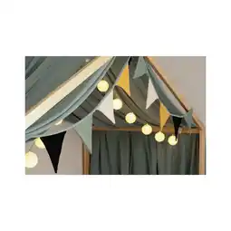 Netto Marken-Discount HOME DELUXE Wimpelkette Musselin LINDO Khaki - versch. Ausführungen Angebot