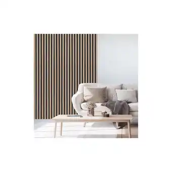 Netto Marken-Discount Home Deluxe Akustikpaneel Light Oak SONIC - 240 x 40 cm Angebot