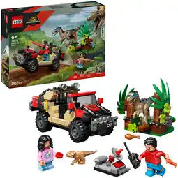 Netto Marken-Discount LEGO Konstruktionsspielzeug Jurassic World Raptor: Verfolgungsjagd mit dem Geländewagen Angebot