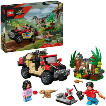 Netto Marken-Discount LEGO Konstruktionsspielzeug Jurassic World Raptor: Verfolgungsjagd mit dem Geländewagen Angebot