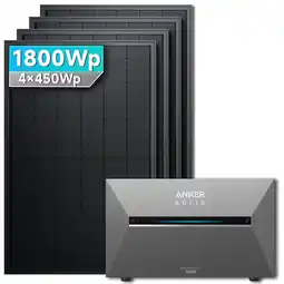 Netto Marken-Discount Solarmars 1800W Balkonkraftwerk mit Speicher, Anker SOLIX Solarbank 3 E2700 Pro - Ohne Halterung Angebot