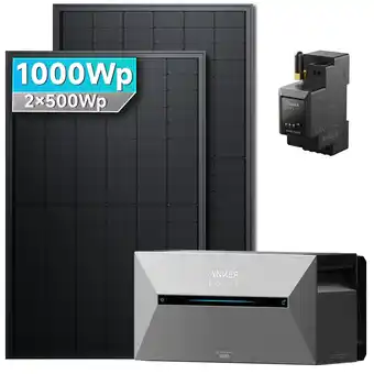 Netto Marken-Discount Solarmars 1000W Balkonkraftwerk mit Speicher, Anker SOLIX Solarbank 2 E1600 pro - Ohne Halterung Angebot