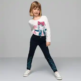 NKD Kinder-Mädchen-Sweatleggings mit Stickerei Angebot
