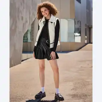 NKD Damen-Kunstleder-Rock mit Gürtelschnalle Angebot