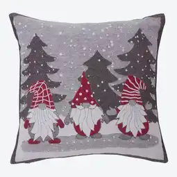 NKD Kissenhülle mit Weihnachtswichteln, ca. 40x40 cm Angebot
