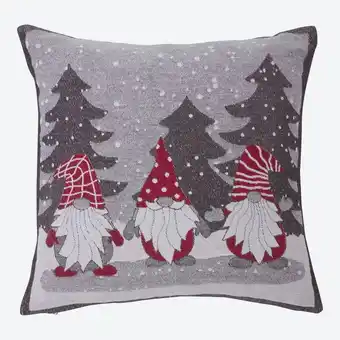 NKD Kissenhülle mit Weihnachtswichteln, ca. 40x40 cm Angebot