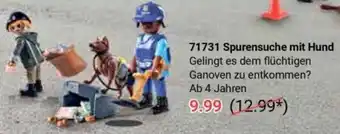 Globus playmobil 71731 Spurensuche mit Hund Angebot