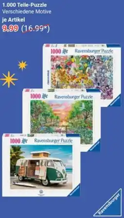 Globus Ravensburger 1.000 Teile-Puzzle Angebot