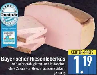 E-Center Bayerischer Riesenleberkäs Angebot