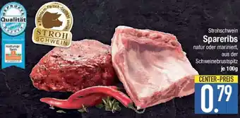 E-Center Strohschwein Spareribs Angebot