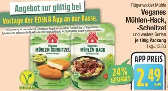 E-Center Rügenwalder Mühle Veganes Mühlen-Hack, Schnitzel Angebot